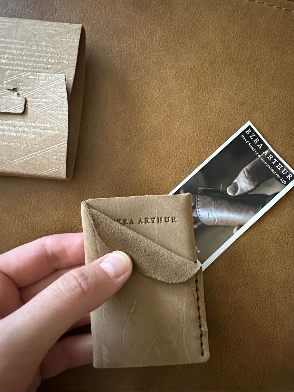 Ezra Arthur slim tan